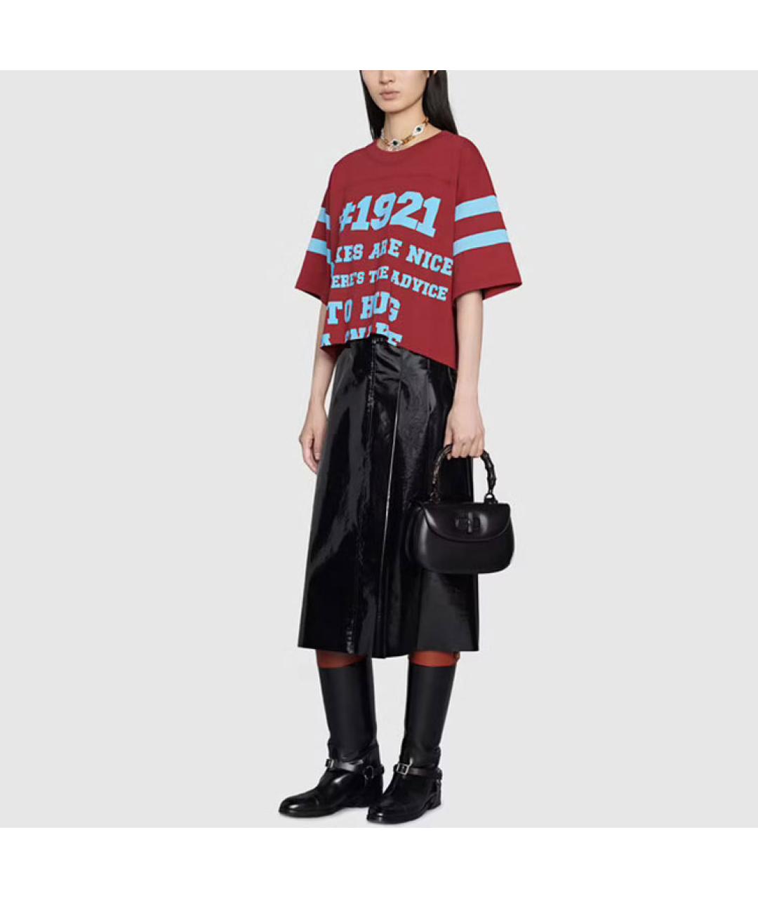GUCCI Красная футболка, фото 2