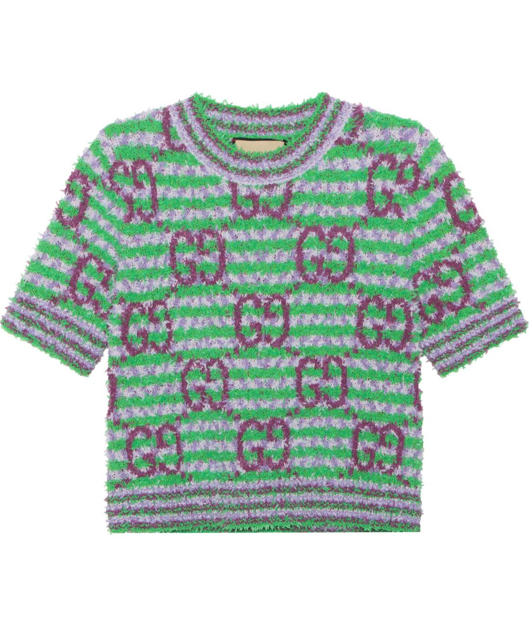 GUCCI Зеленый джемпер / свитер, фото 1