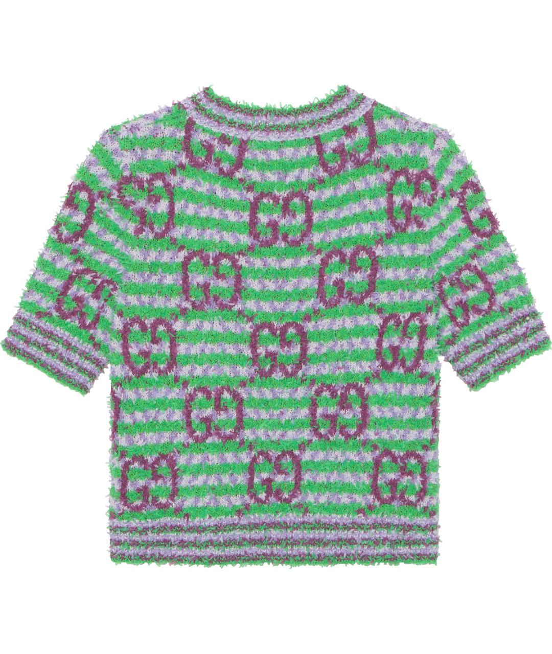 GUCCI Зеленый джемпер / свитер, фото 2