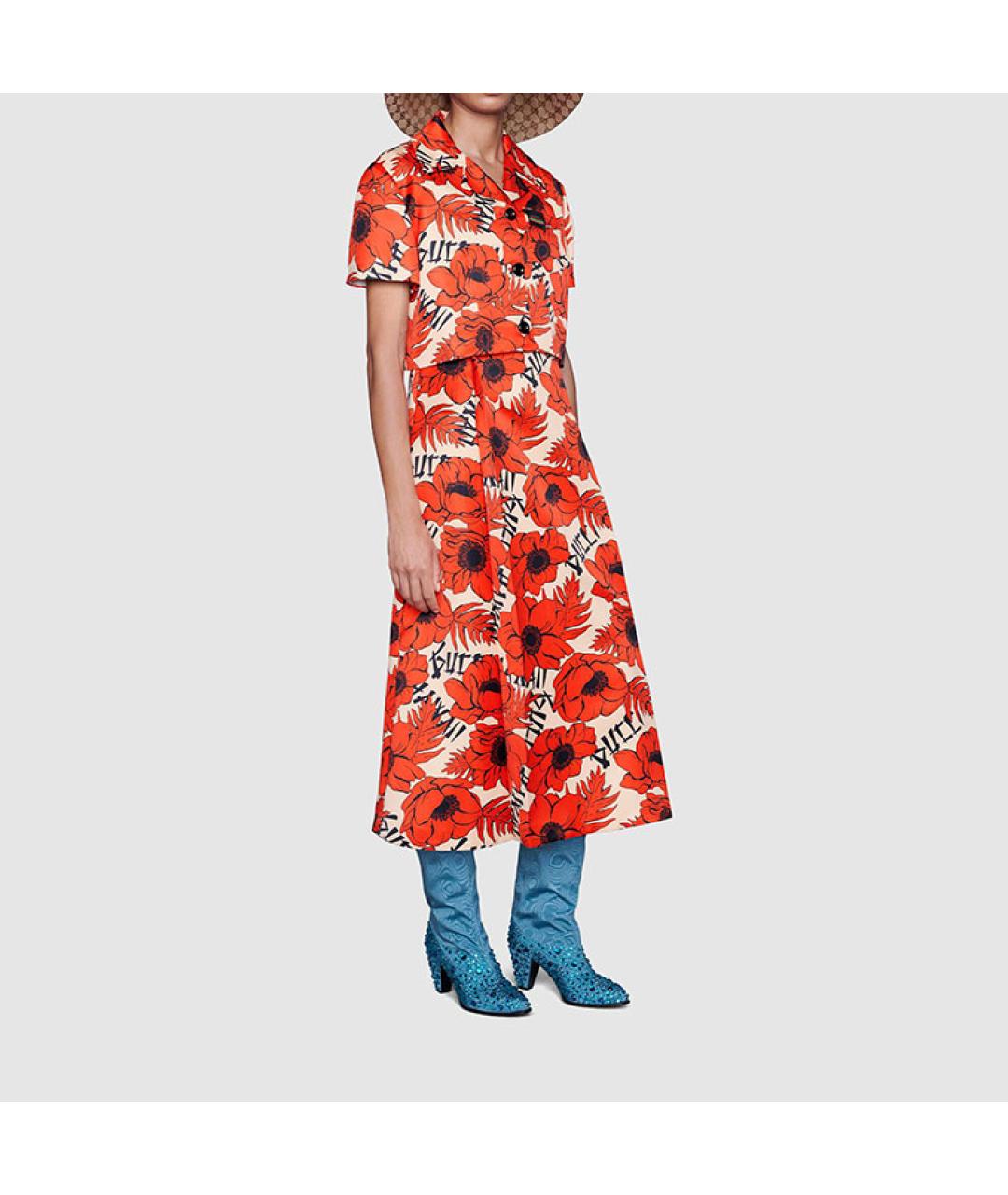 GUCCI Красная рубашка, фото 2