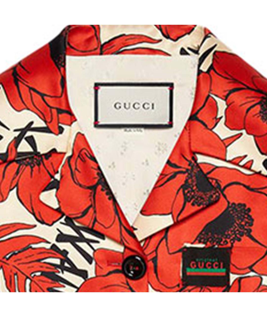 GUCCI Красная рубашка, фото 4
