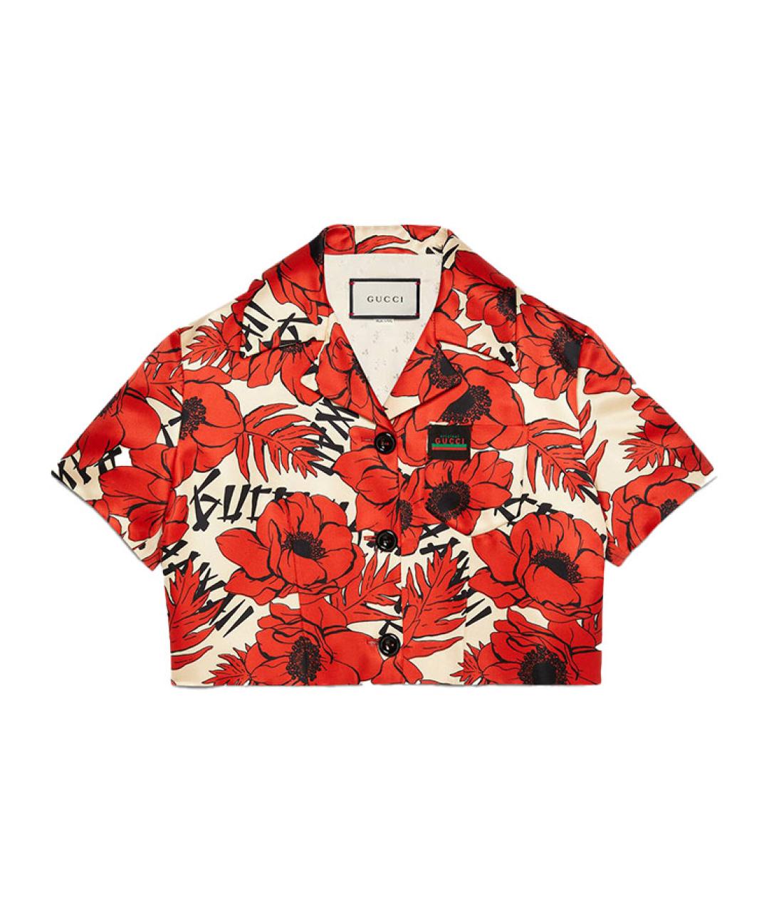 GUCCI Красная рубашка, фото 1