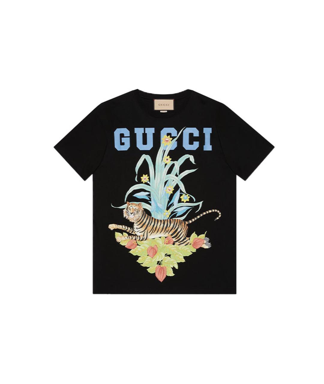 GUCCI Черная футболка, фото 5