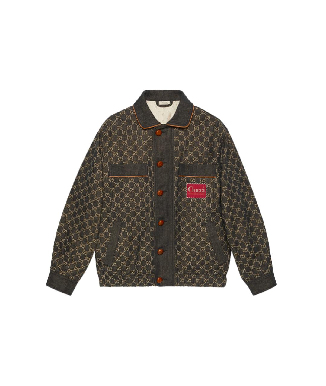 GUCCI Черная деним куртка, фото 6