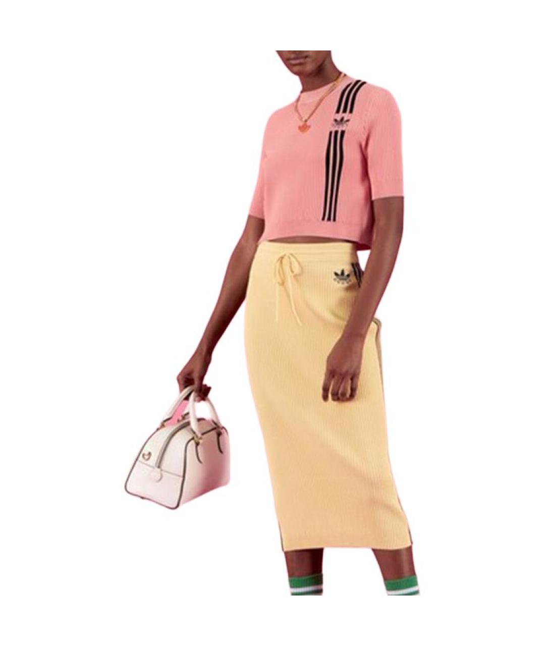 GUCCI Розовая футболка, фото 3