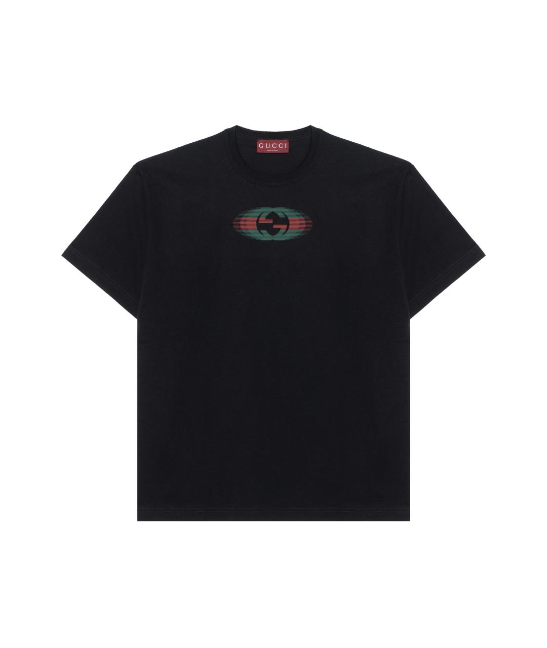 GUCCI Черная футболка, фото 1