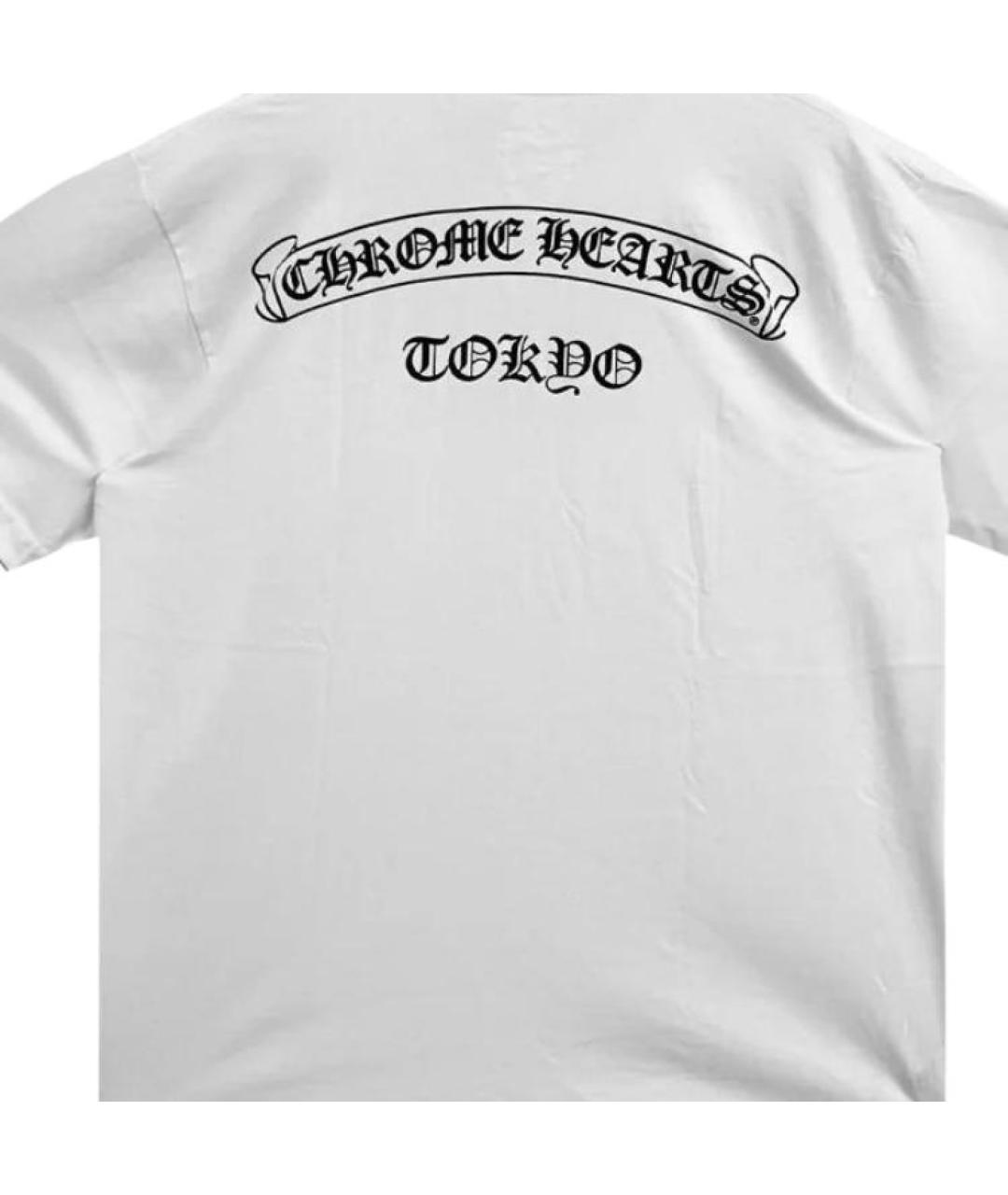 CHROME HEARTS Белая футболка, фото 4