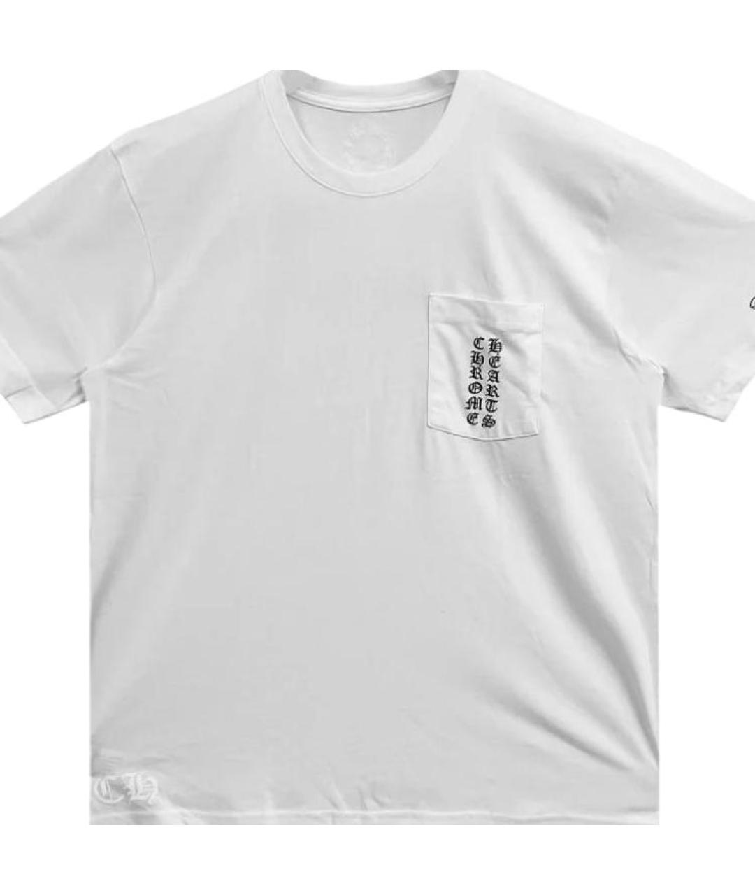 CHROME HEARTS Белая футболка, фото 3