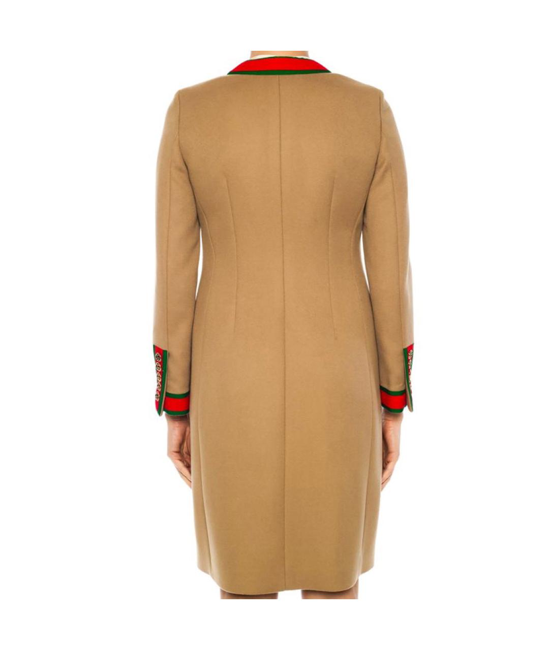 GUCCI Коричневое пальто, фото 4