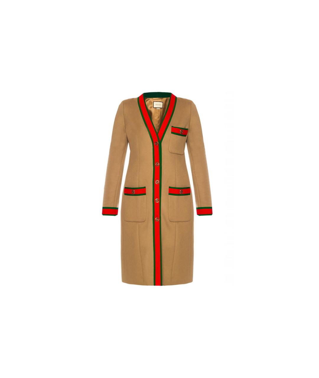 GUCCI Коричневое пальто, фото 5