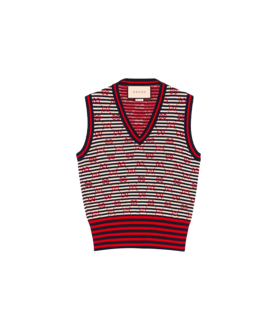 GUCCI Красная жилетка, фото 6