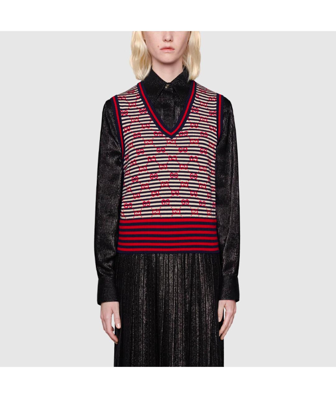 GUCCI Красная жилетка, фото 2