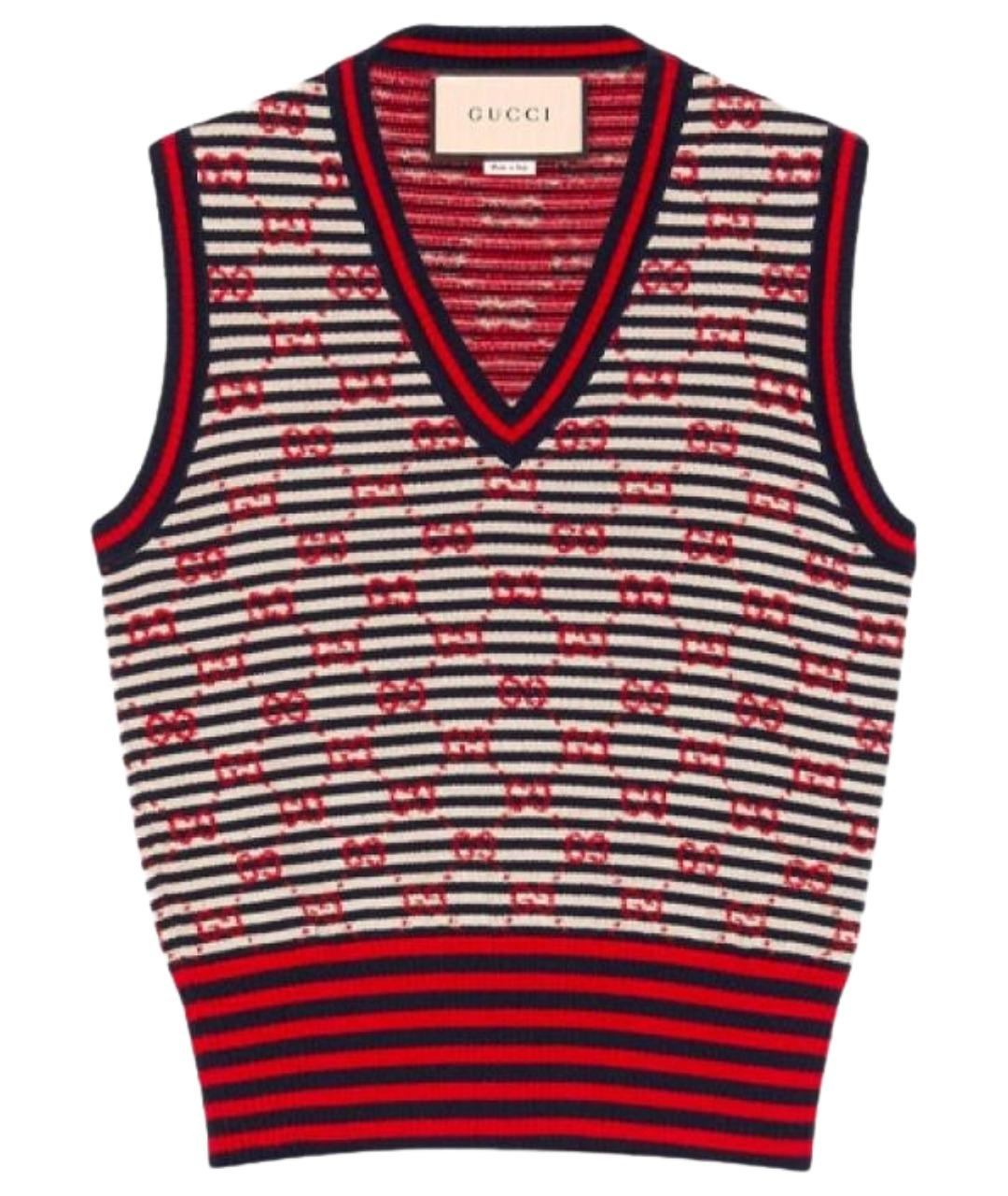 GUCCI Красная жилетка, фото 1