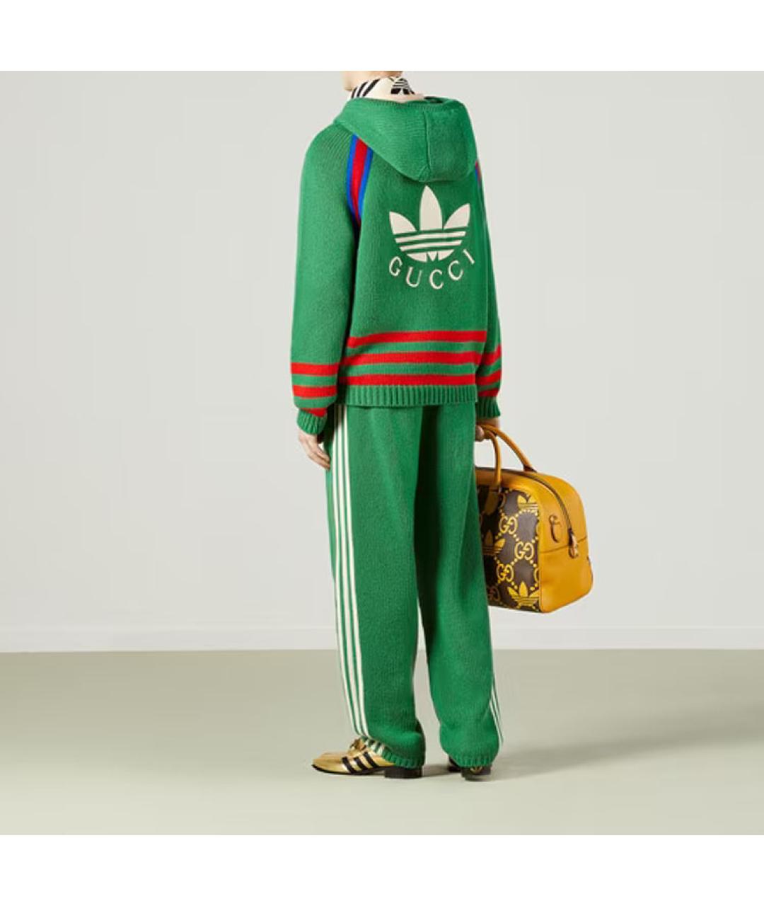 GUCCI Зеленый джемпер / свитер, фото 3