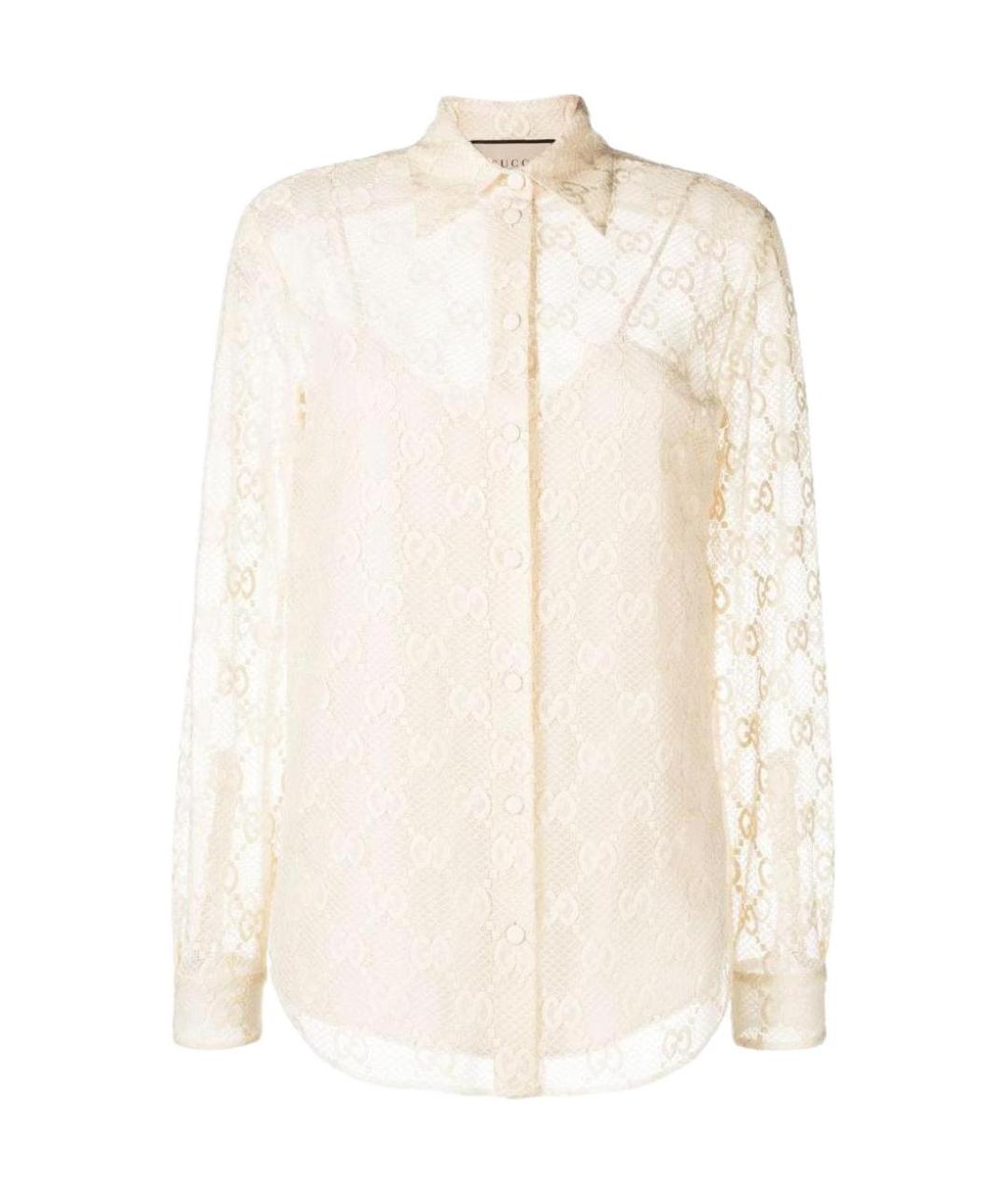 GUCCI Бежевая рубашка, фото 1