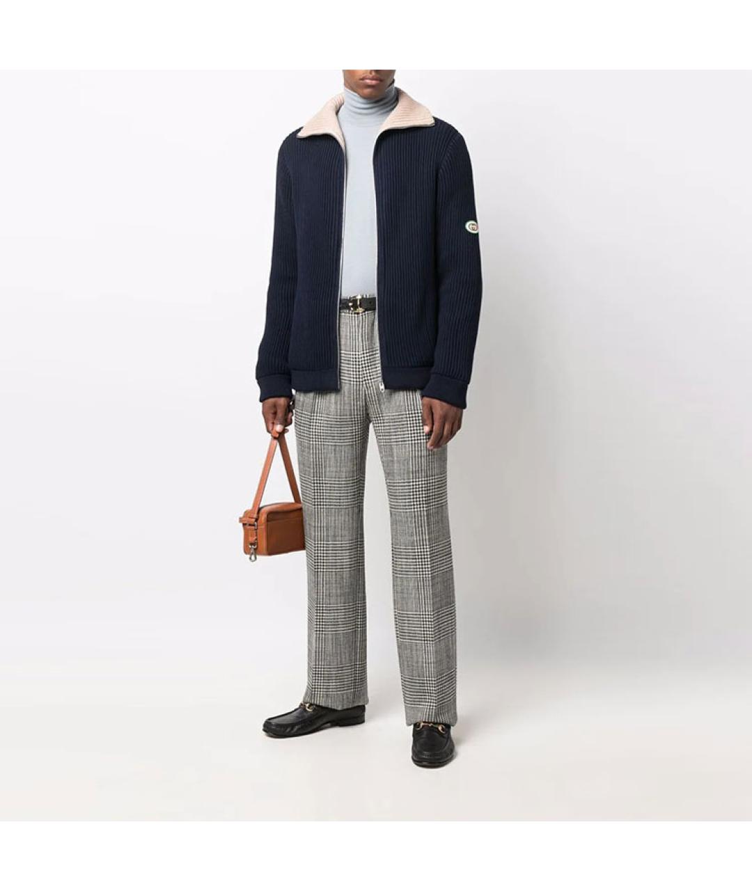 GUCCI Синий джемпер / свитер, фото 2