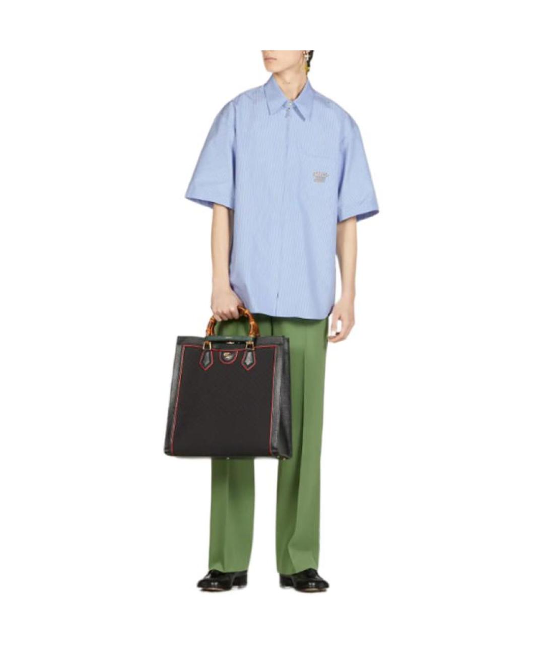GUCCI Голубая классическая рубашка, фото 4