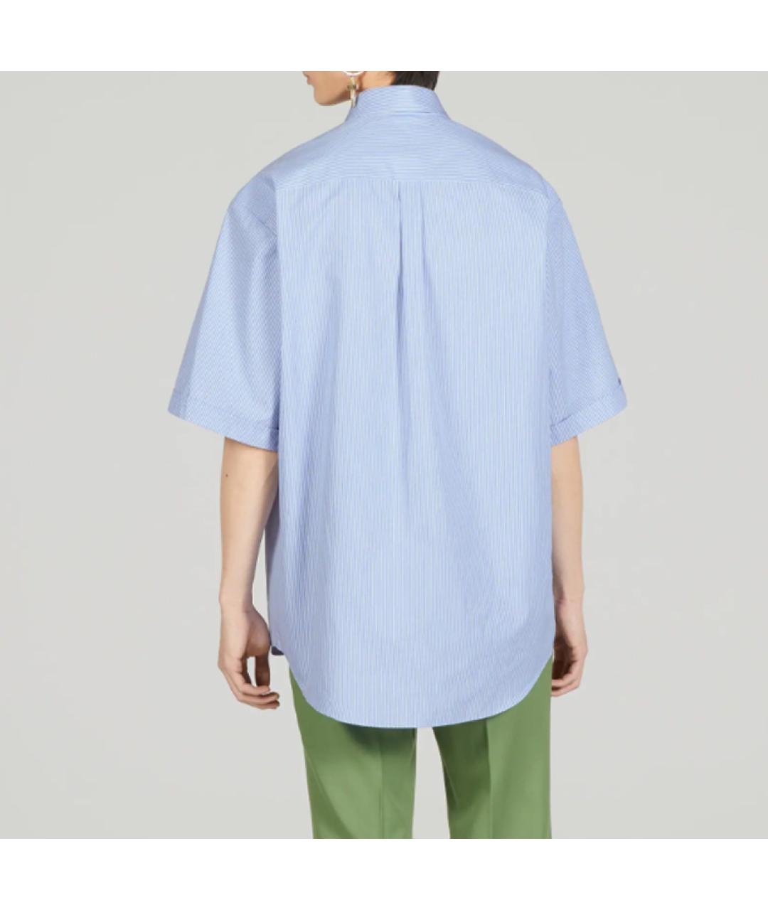 GUCCI Голубая классическая рубашка, фото 3