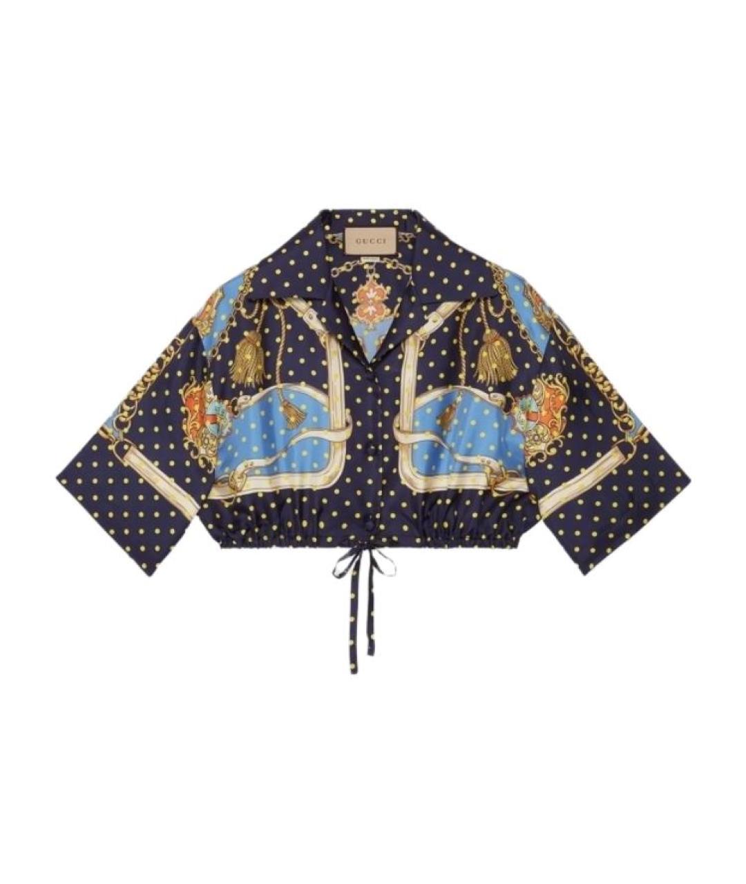 GUCCI Синяя рубашка, фото 1