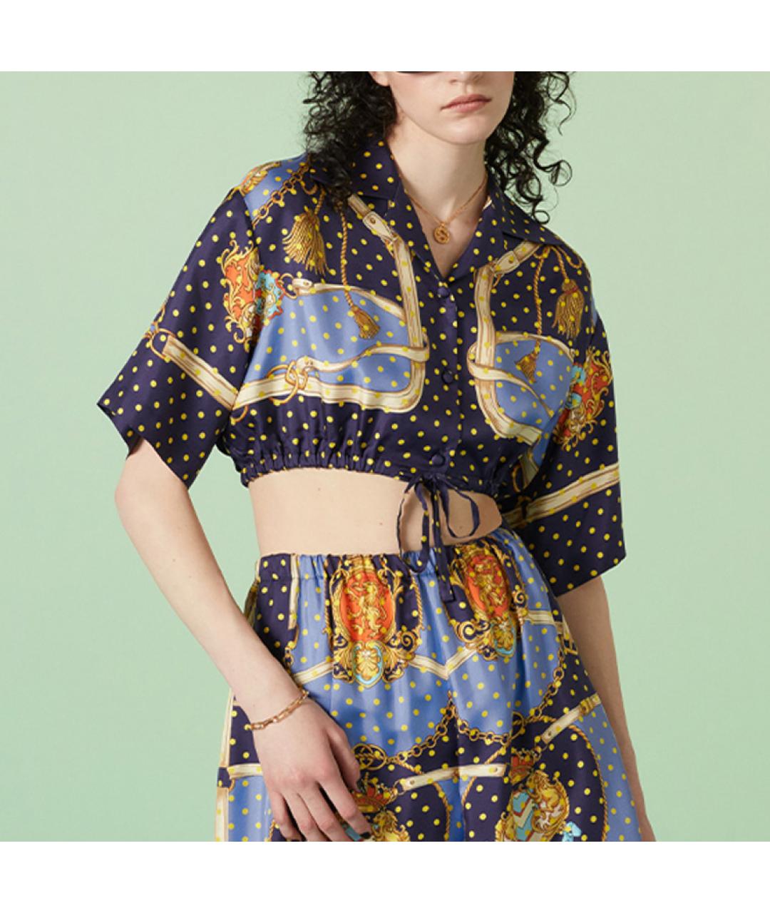 GUCCI Синяя рубашка, фото 2