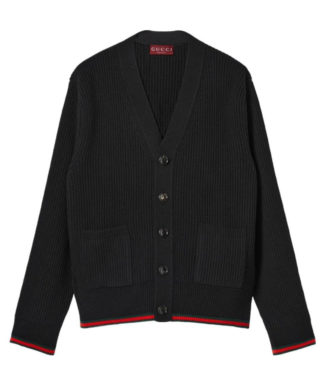 GUCCI Черный кардиган, фото 1