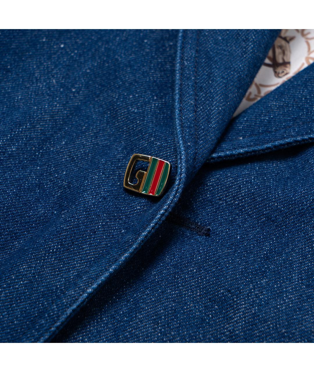 GUCCI Темно-синий пиджак, фото 5