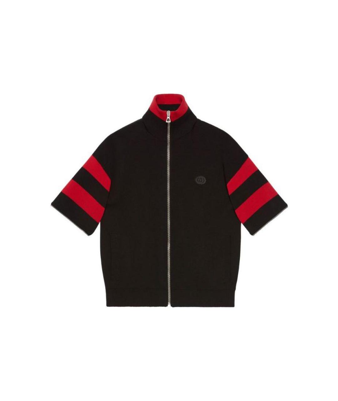 GUCCI Черная хлопковая куртка, фото 2