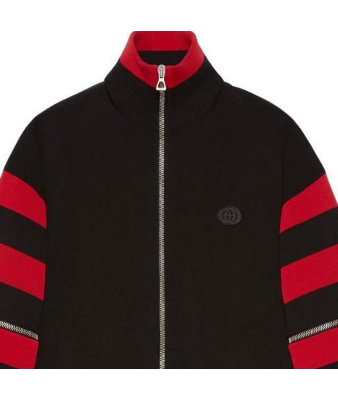 GUCCI Черная хлопковая куртка, фото 5