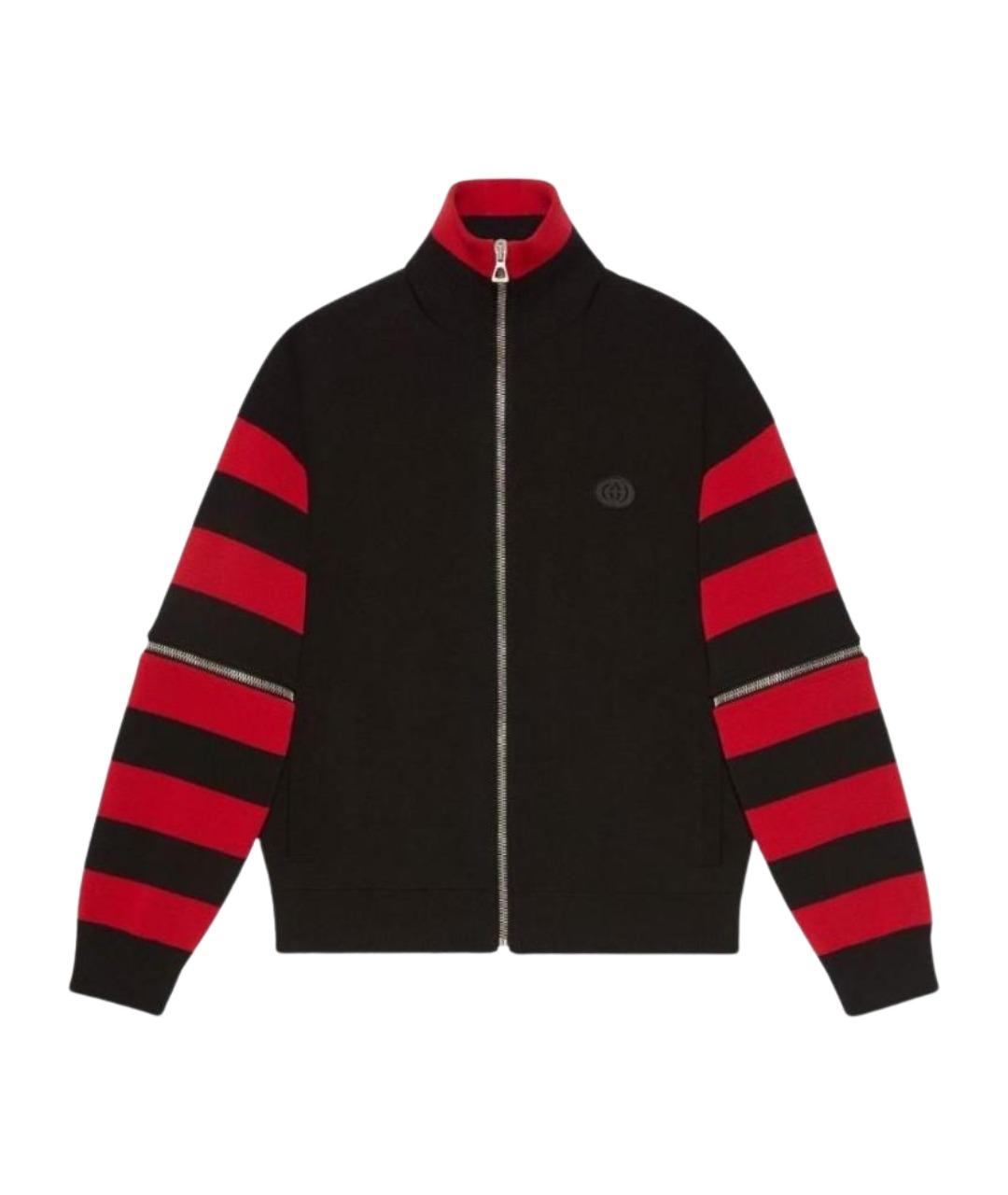 GUCCI Черная хлопковая куртка, фото 1