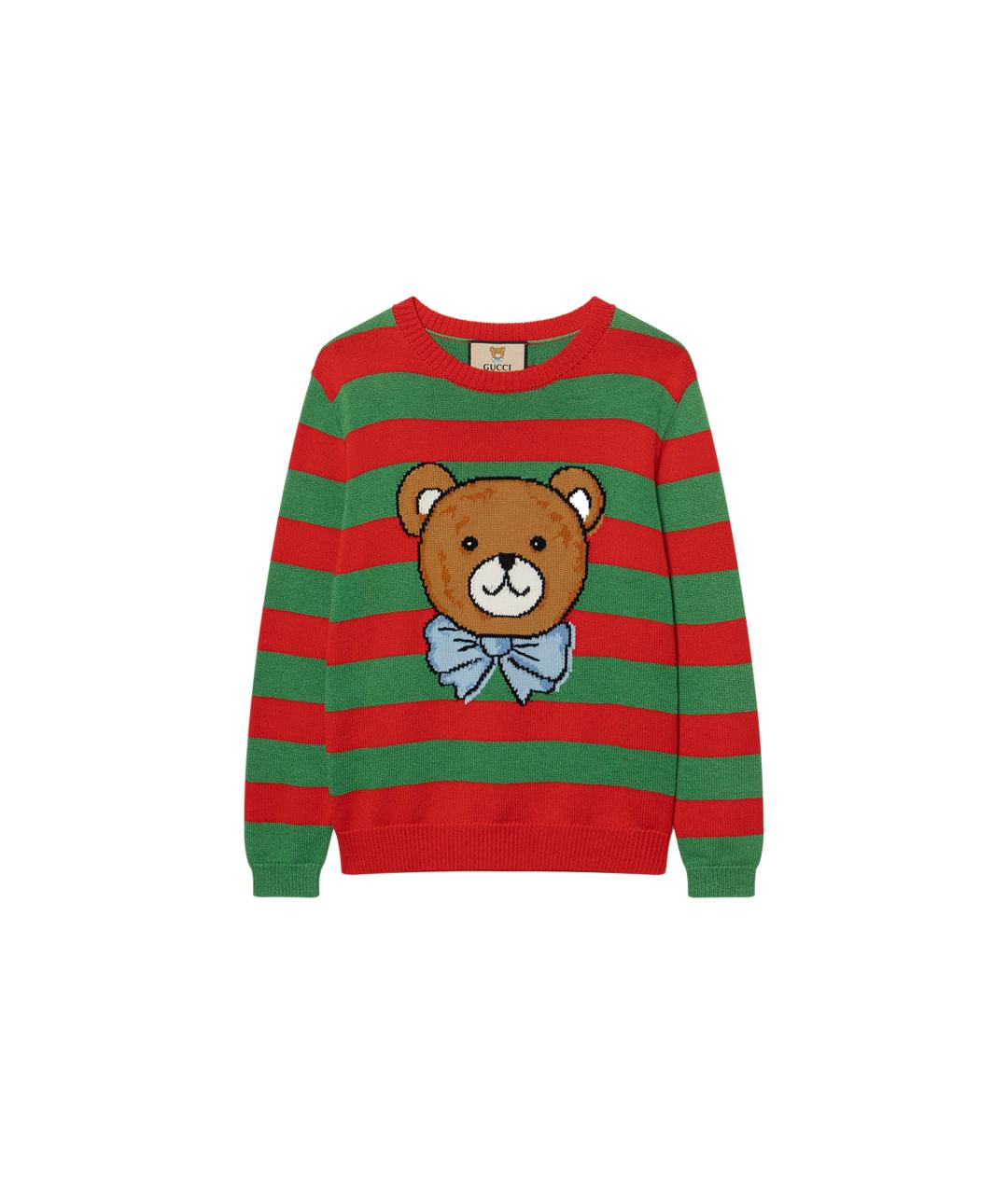 GUCCI Мульти шерстяной джемпер / свитер, фото 1