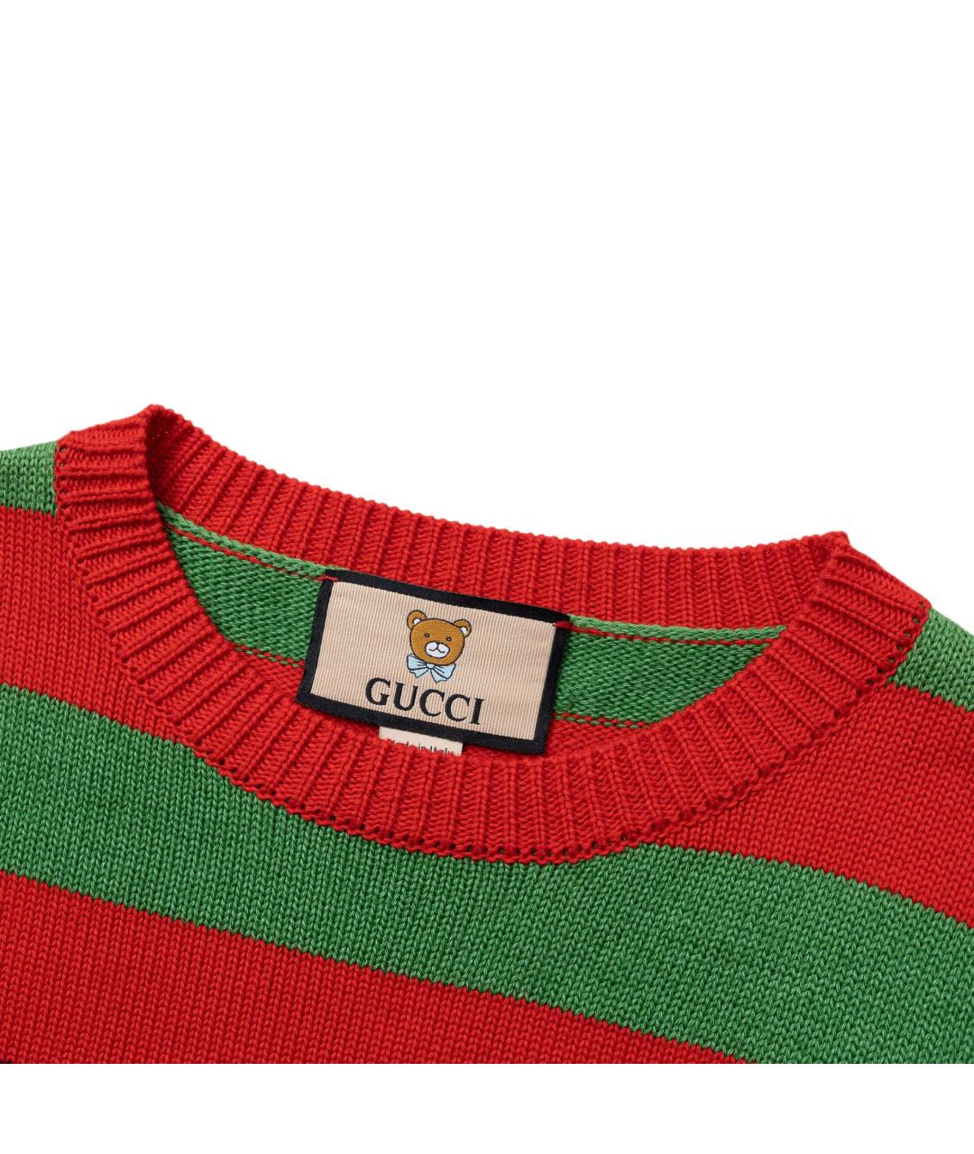 GUCCI Мульти шерстяной джемпер / свитер, фото 3