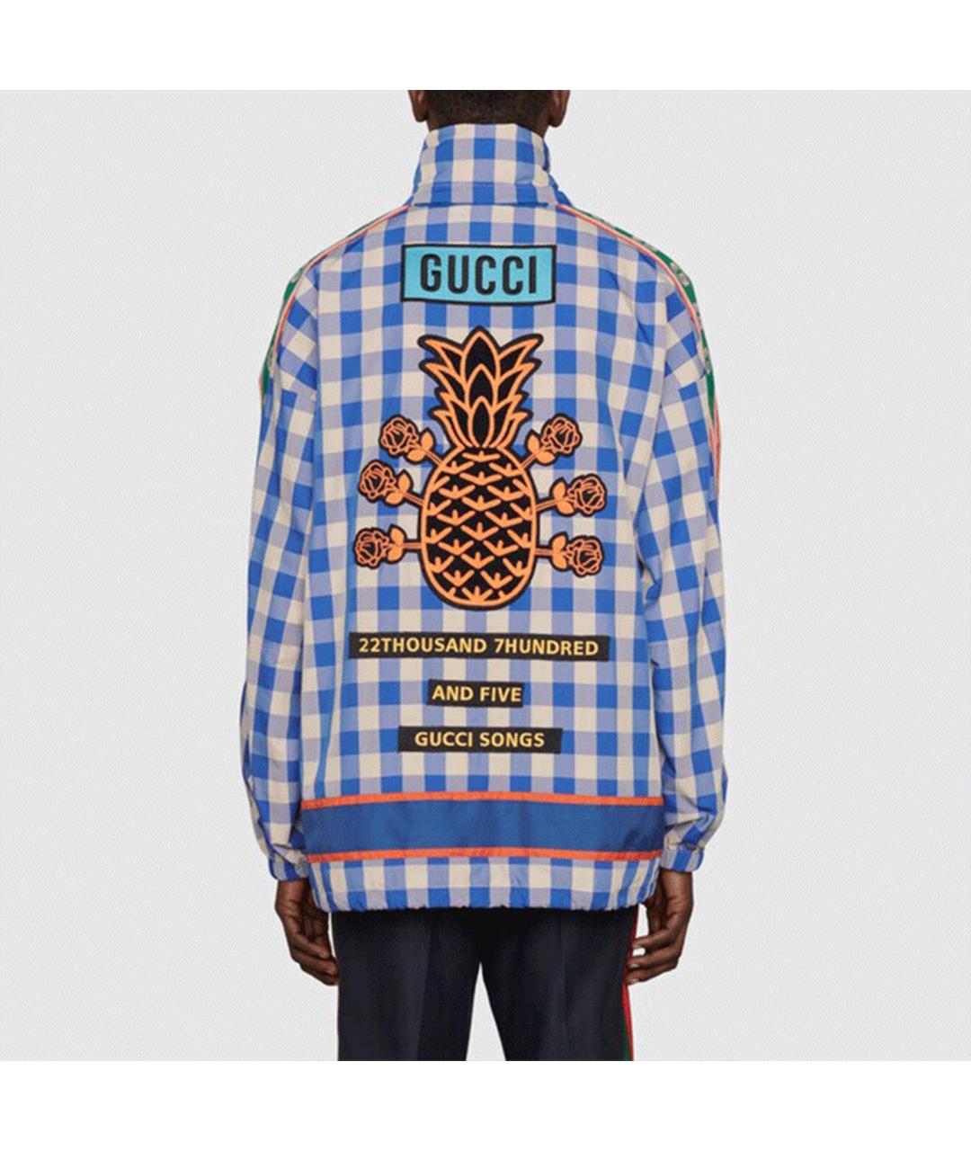 GUCCI Синяя куртка, фото 4