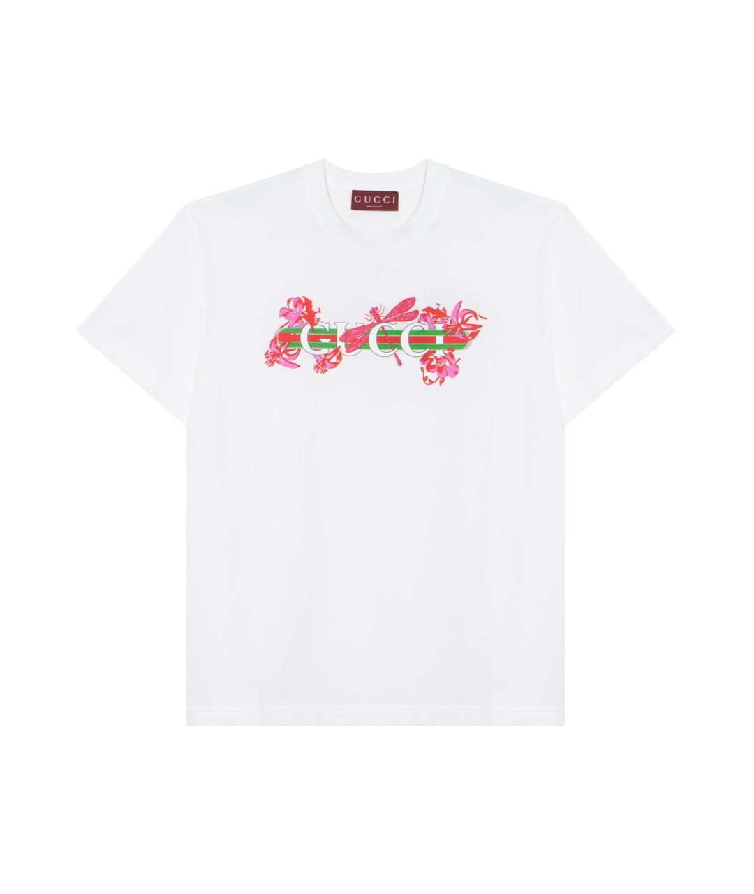 GUCCI Белая футболка, фото 1