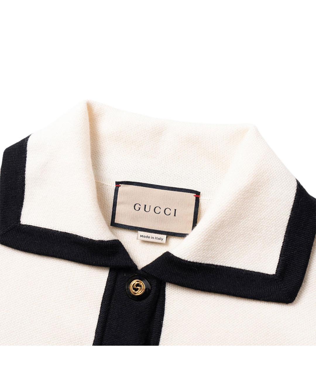 GUCCI Белый кардиган, фото 5