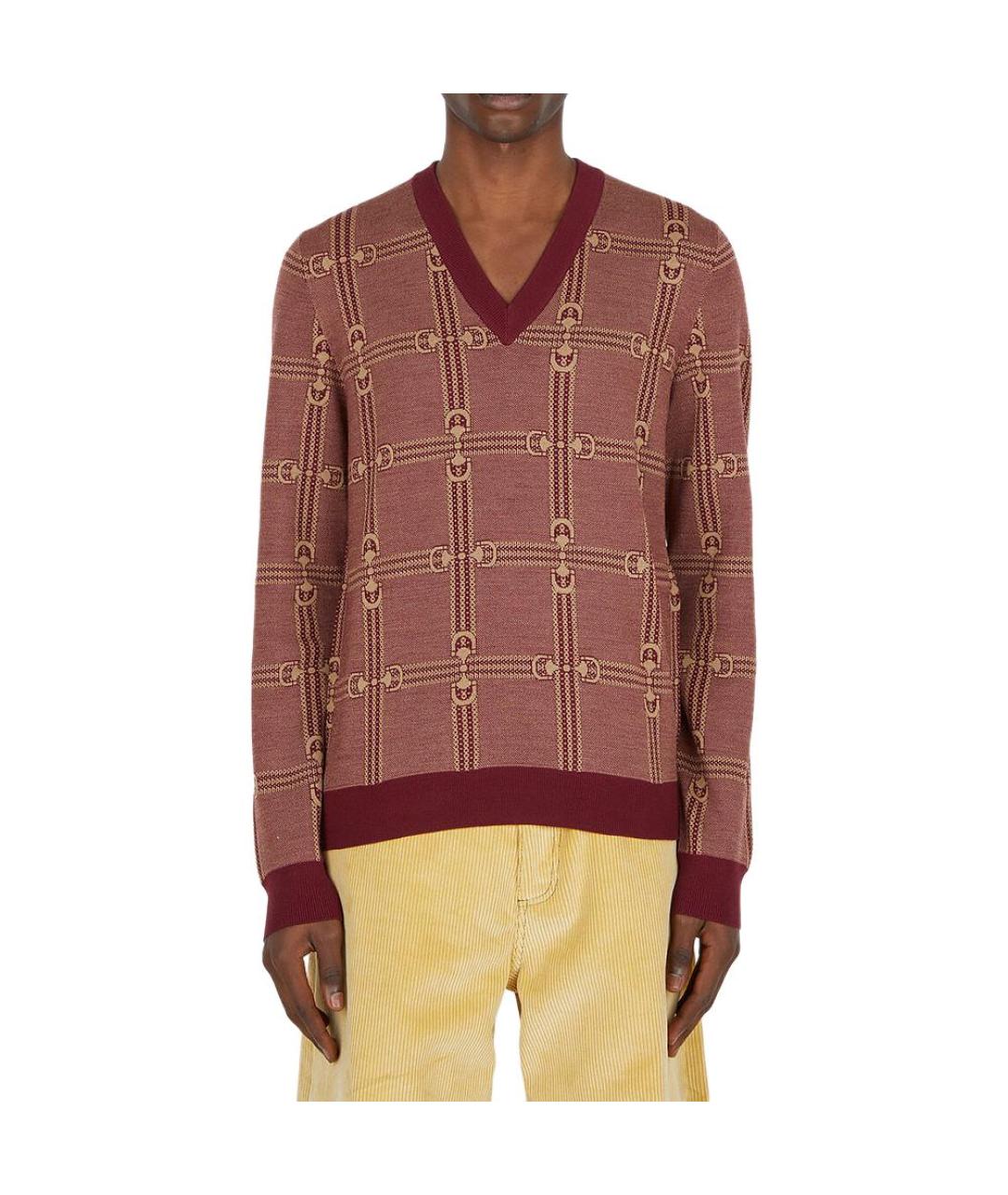 GUCCI Красный джемпер / свитер, фото 4