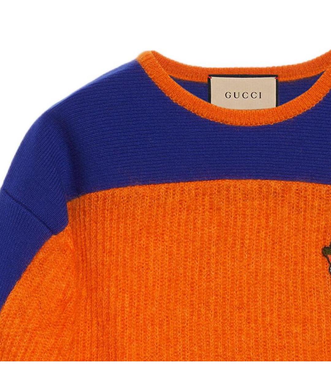 GUCCI Оранжевый джемпер / свитер, фото 5