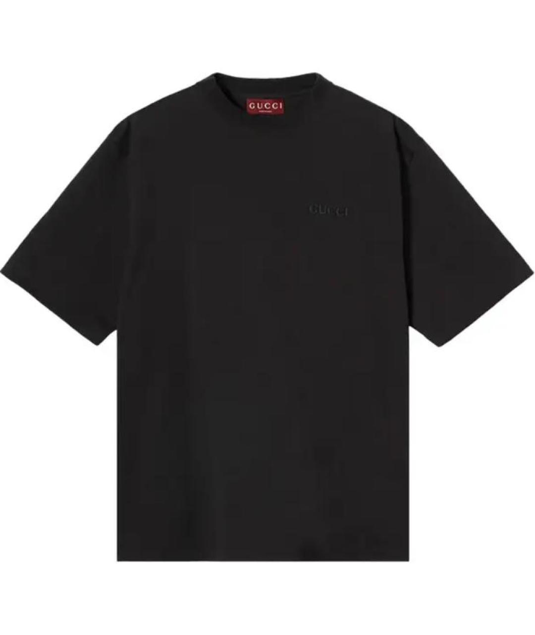 GUCCI Черная футболка, фото 1