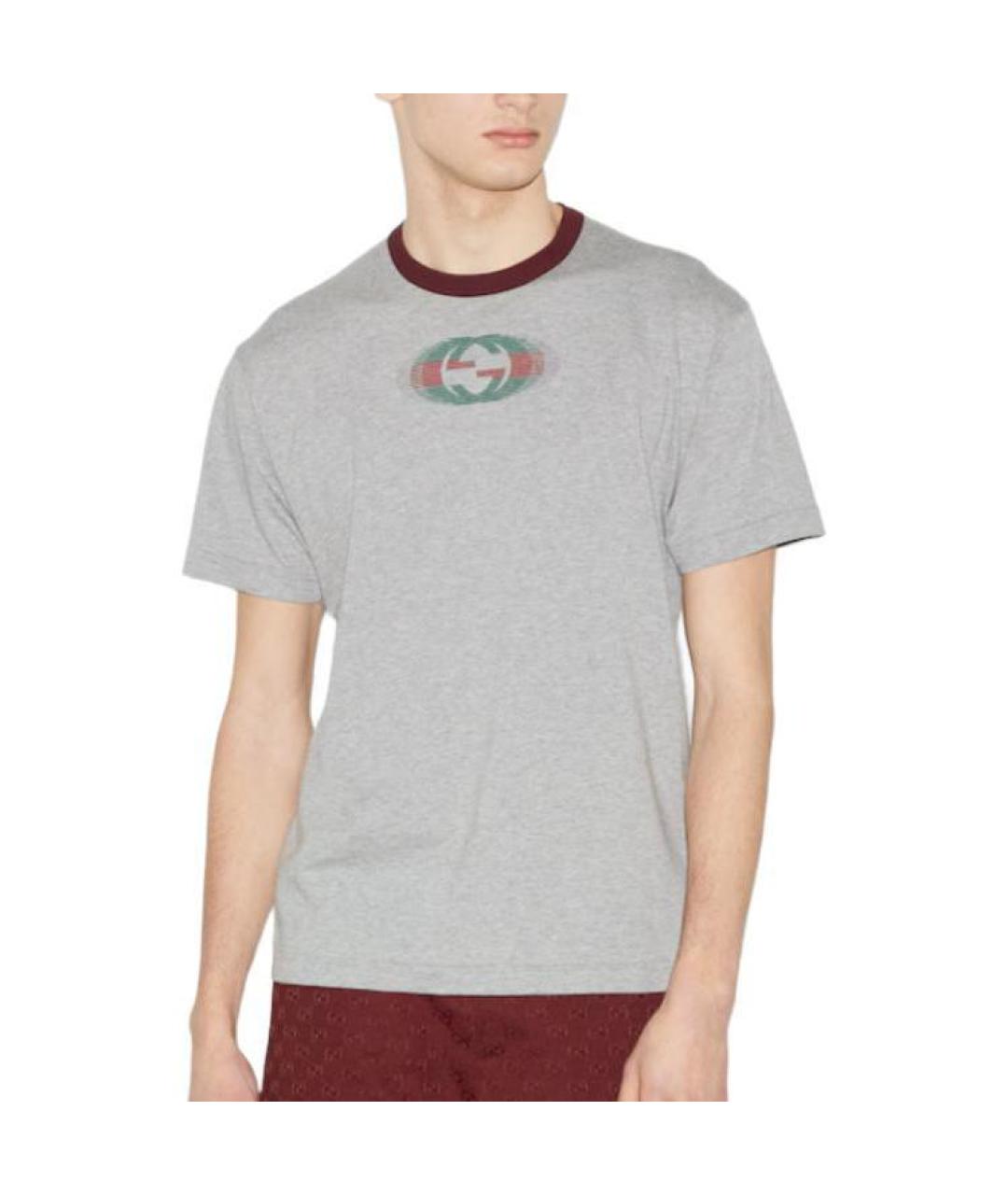 GUCCI Серая футболка, фото 2