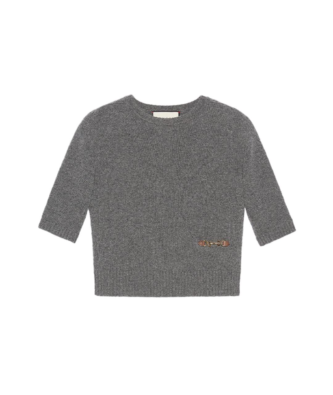 GUCCI Серый джемпер / свитер, фото 1