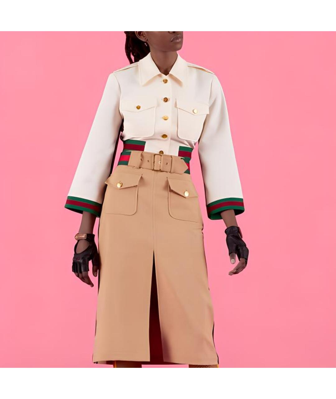GUCCI Белая куртка, фото 2
