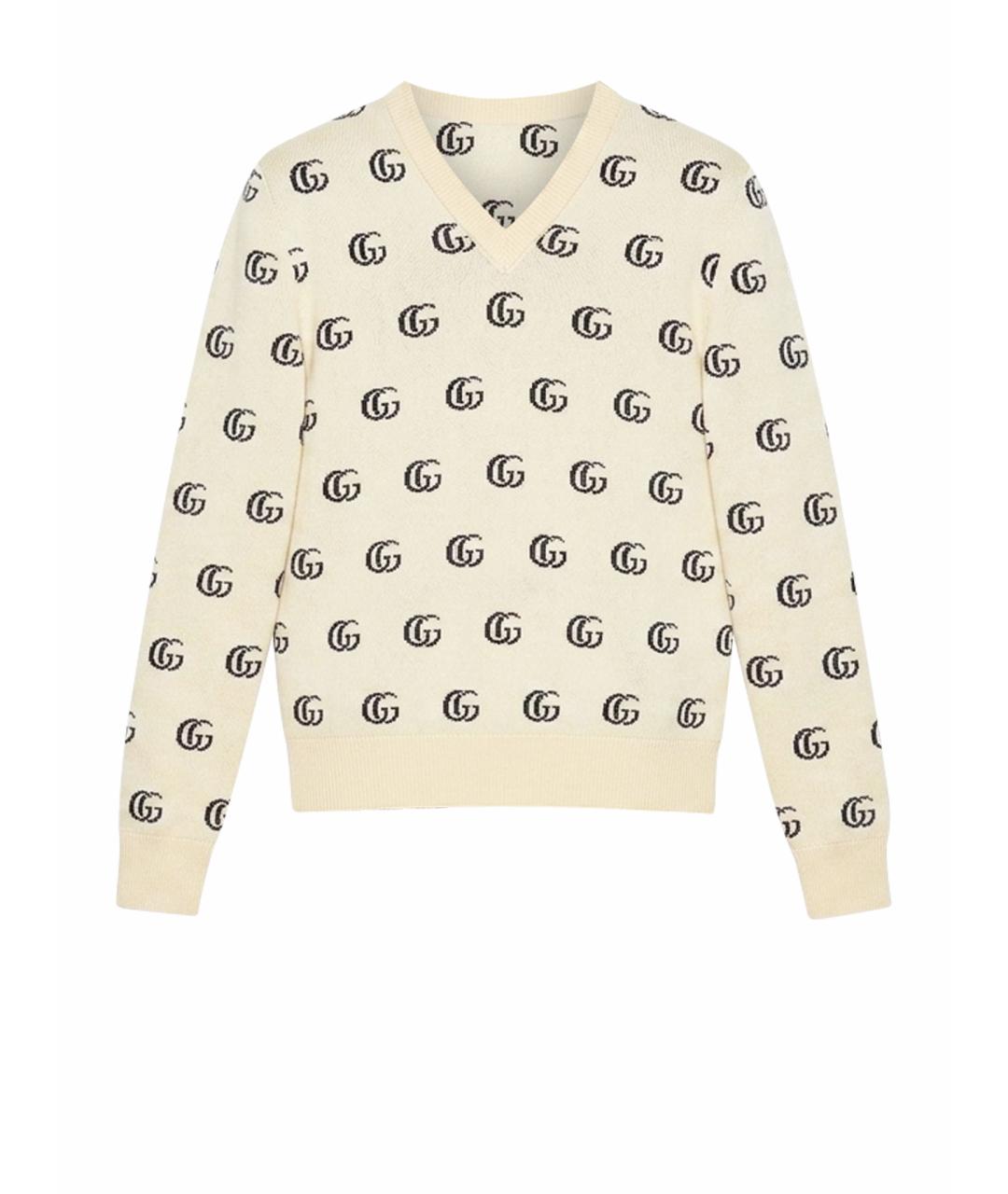 GUCCI Бежевый джемпер / свитер, фото 1
