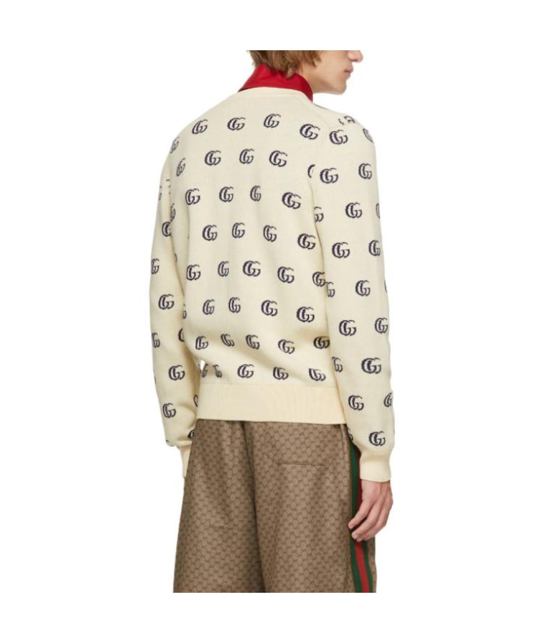 GUCCI Бежевый джемпер / свитер, фото 3