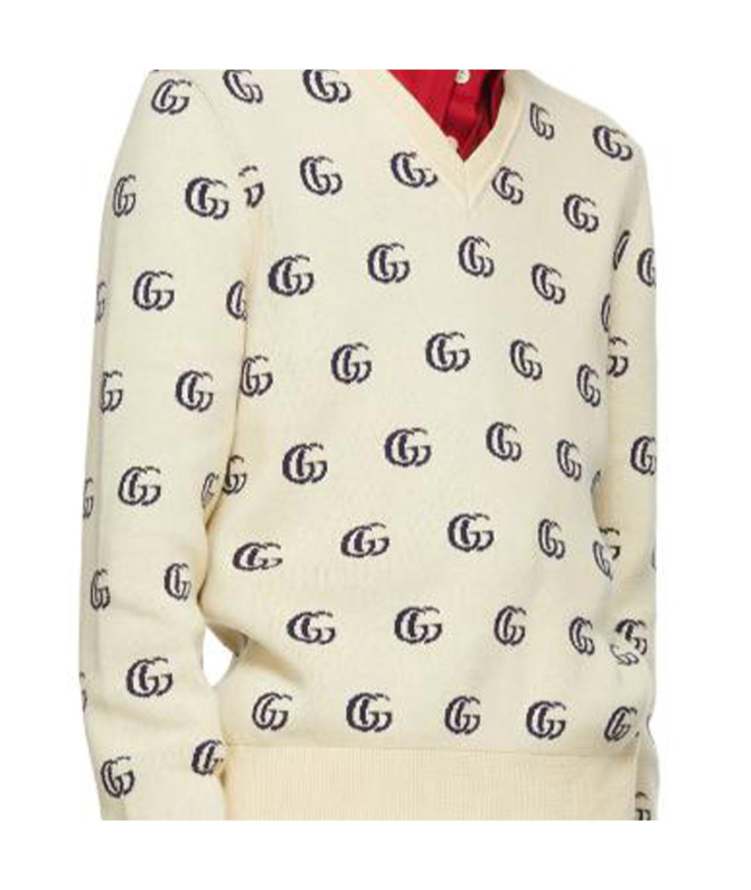 GUCCI Бежевый джемпер / свитер, фото 5