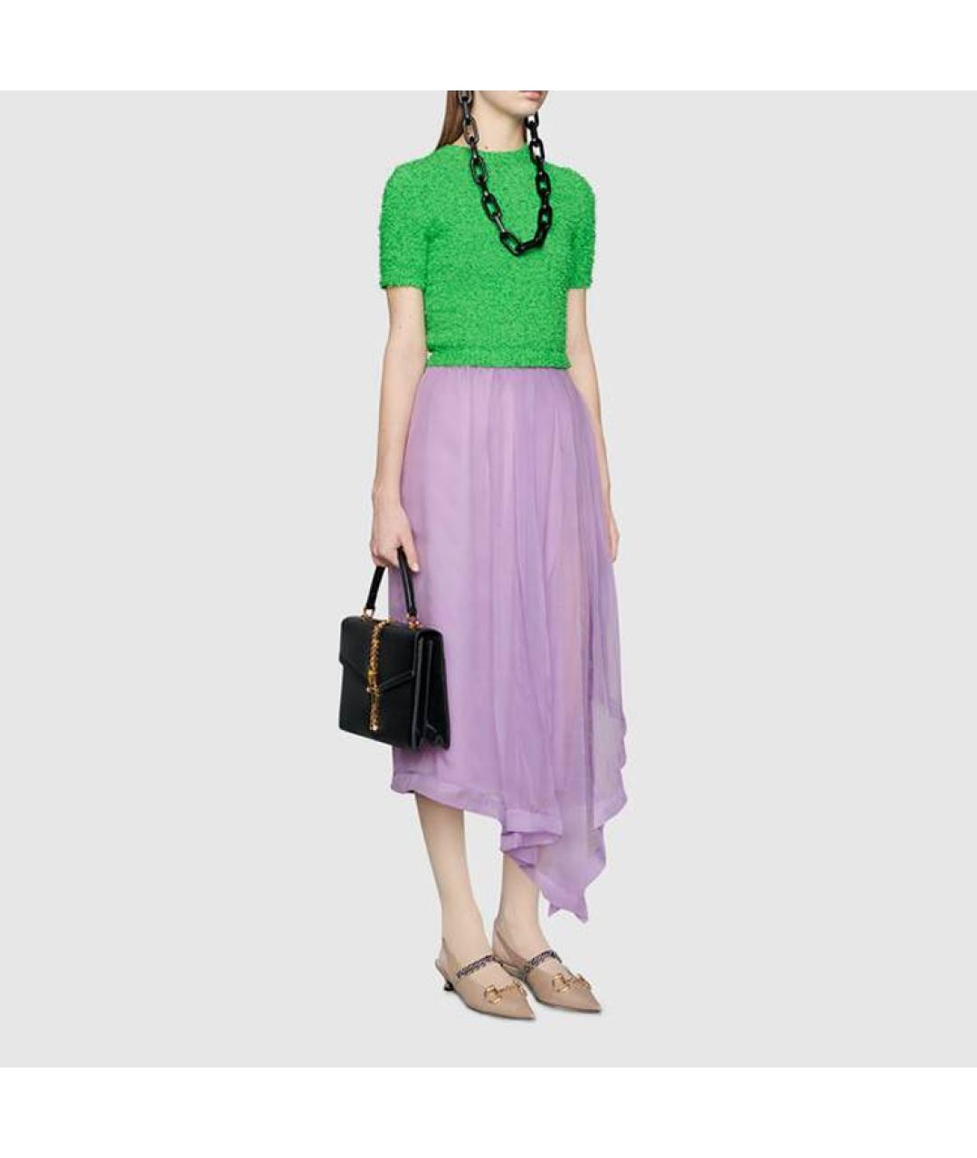 GUCCI Зеленый джемпер / свитер, фото 4