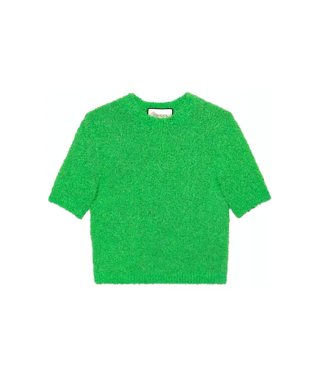 GUCCI Зеленый джемпер / свитер, фото 1
