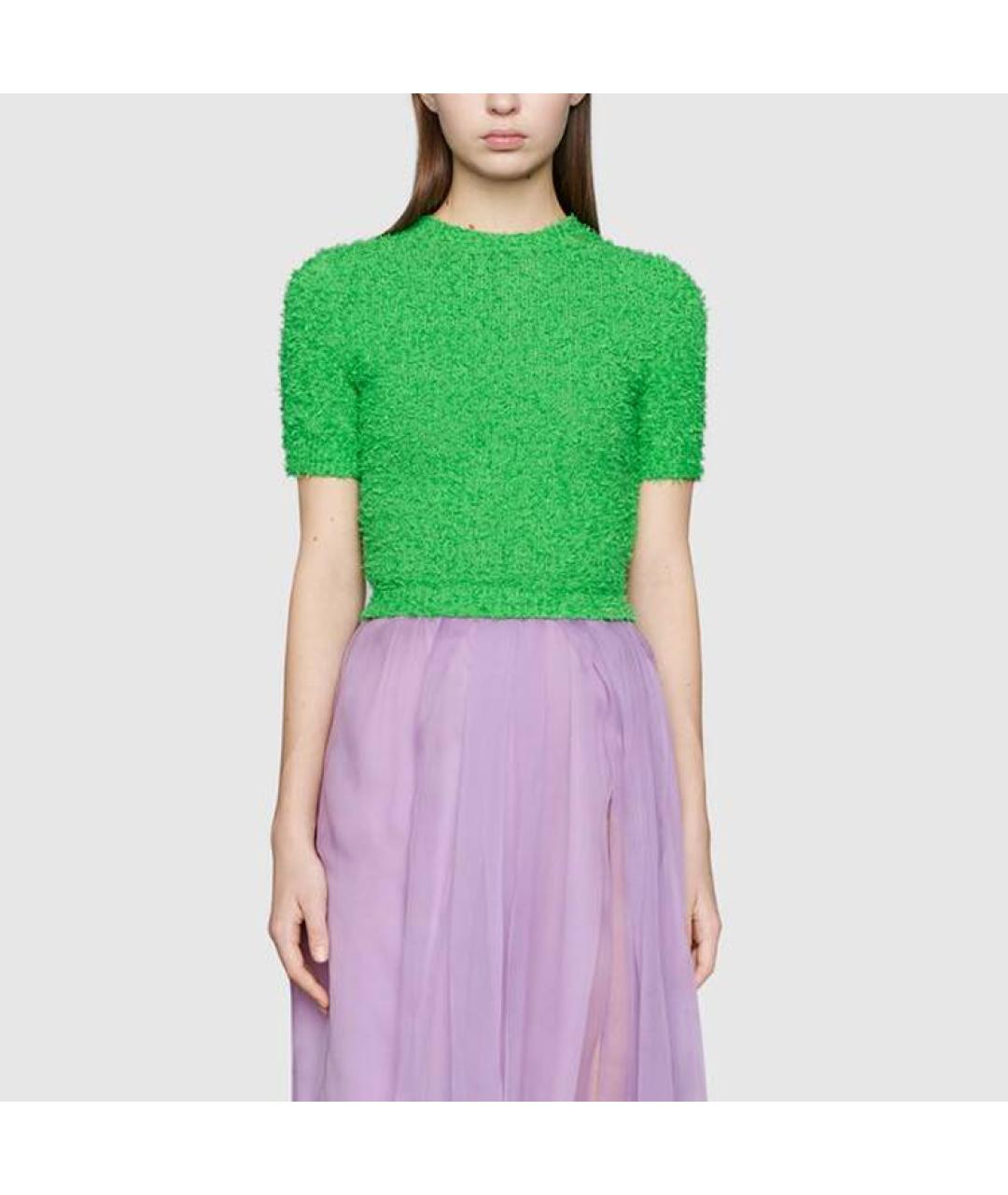 GUCCI Зеленый джемпер / свитер, фото 2