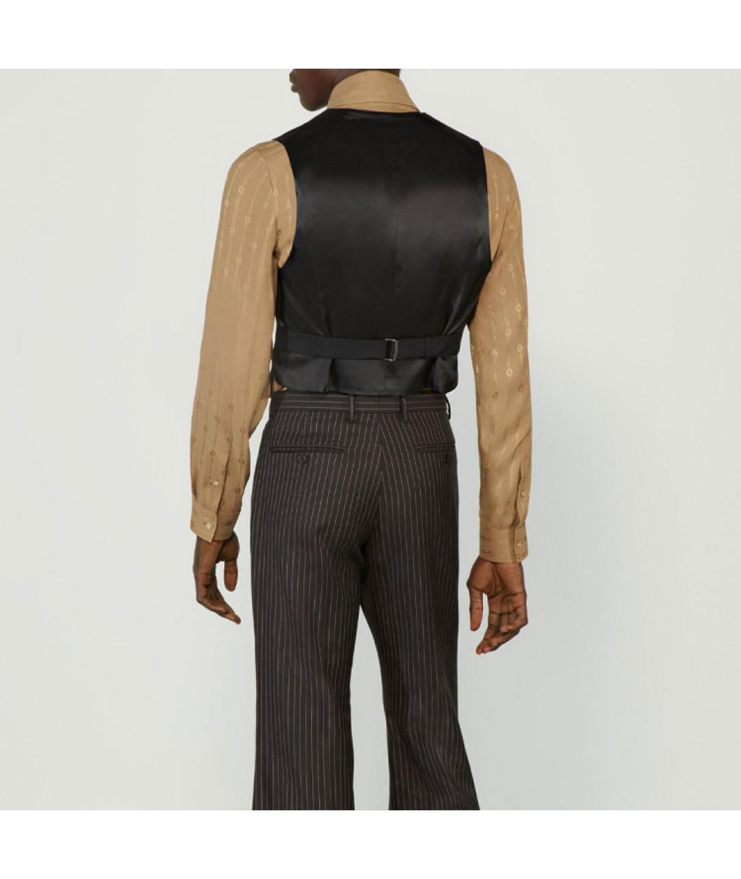 GUCCI Черный жилет, фото 2
