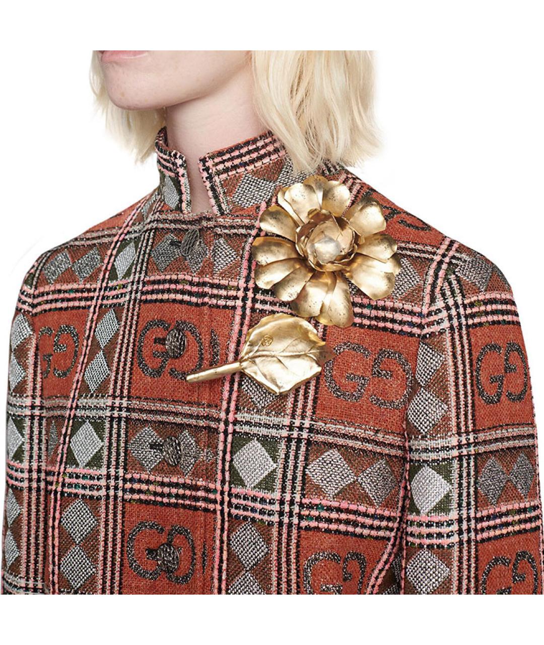 GUCCI Оранжевое пальто, фото 5