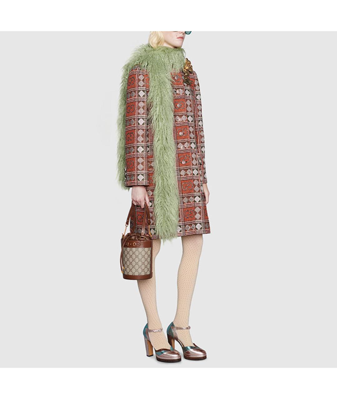 GUCCI Оранжевое пальто, фото 4