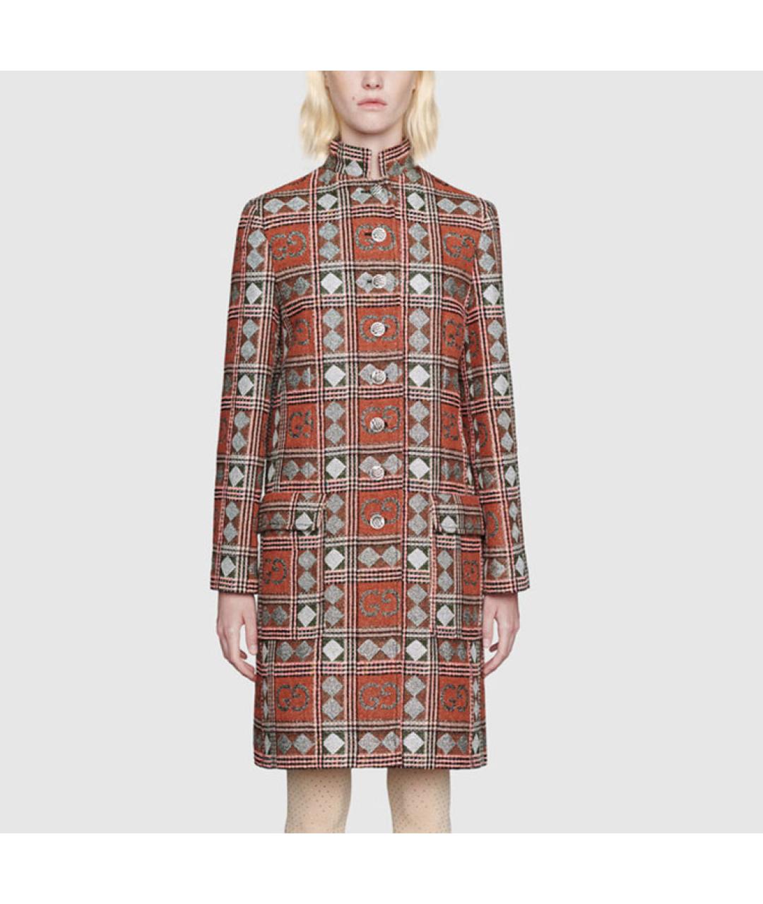 GUCCI Оранжевое пальто, фото 2